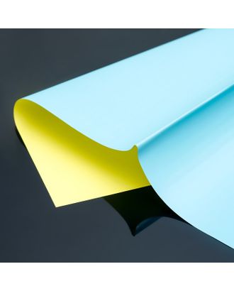 Плёнка матовая двухсторонняя "Эссенс",жёлто-голубой, 57 х 57 см арт. СМЛ-125924-1-СМЛ0000729821
