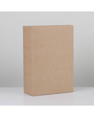 Коробка складная крафтовая 16 х 23 х 7,5 см арт. СМЛ-182583-1-СМЛ0007302875
