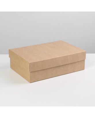Коробка складная крафтовая 30 х 20 х 9 см арт. СМЛ-185063-1-СМЛ0007302878