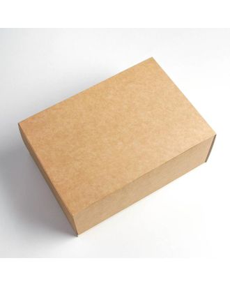 Коробка складная крафтовая 25 х 18 х 10 см арт. СМЛ-187080-1-СМЛ0007302882