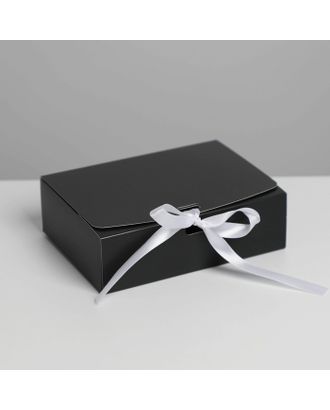 Коробка складная «Черная», 20 х 18 х 5 см арт. СМЛ-188709-2-СМЛ0007303201