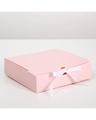 Коробка складная «Розовая», 20 х 18 х 5 см арт. СМЛ-187947-2-СМЛ0007303202
