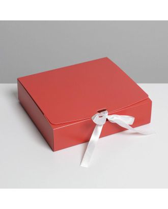 Коробка складная «Красная», 20 х 18 х 5 см арт. СМЛ-188708-1-СМЛ0007303215