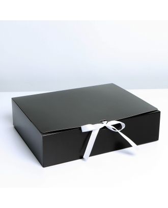 Коробка складная «Черная», 20 х 18 х 5 см арт. СМЛ-188709-3-СМЛ0007303221