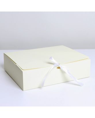 Коробка складная «Бежевая», 20 х 18 х 5 см арт. СМЛ-188705-3-СМЛ0007303228