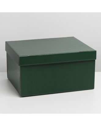 Коробка складная «Изумрудная», 31,2 х 25,6 х 16,1 см арт. СМЛ-223534-1-СМЛ0007303471