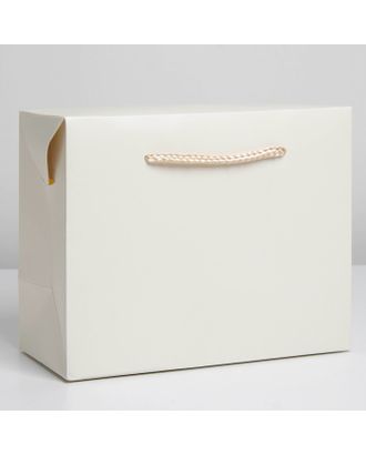 Пакет—коробка «Молочный», 28 × 20 × 13 см арт. СМЛ-222855-1-СМЛ0007303845