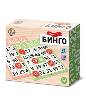 Настольная игра «Бинго» арт. СМЛ-209824-1-СМЛ0007354455