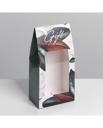 Коробка складная «Gift», 9 х 19 х 6 см арт. СМЛ-192716-1-СМЛ0007367569
