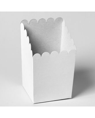 Коробка для картофеля фри "Стакан" белая, 200 гр арт. СМЛ-197196-1-СМЛ0007368020
