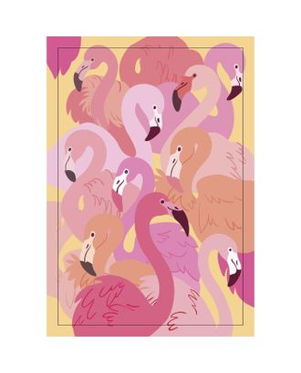 Алмазная мозаика на раме с полным заполнением «Розовые фламинго», 20х30 см арт. СМЛ-227983-1-СМЛ0007368271