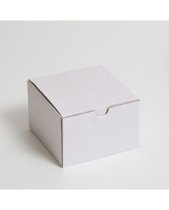 Коробка самосборная, белая, 15 х 15 х 10 см арт. СМЛ-194564-1-СМЛ0007370798