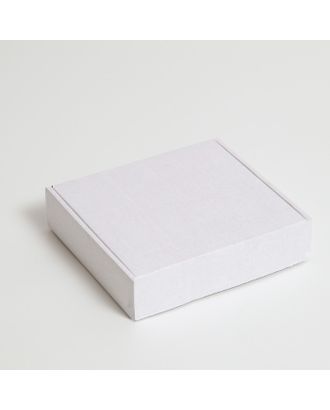 Коробка самосборная, белая, 20 х 18 х 5 см арт. СМЛ-194566-1-СМЛ0007370800