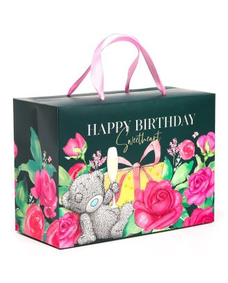 Пакет-коробка, "Happy Birthday", Me To You, 28 х 20 х 13 см арт. СМЛ-227857-1-СМЛ0007412509