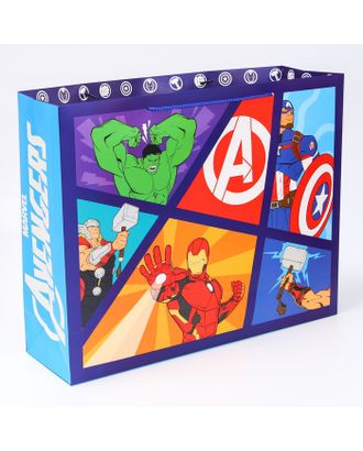 Пакет ламинат горизонтальный "Avengers", Мстители, 50 х 40 х 15 арт. СМЛ-230361-1-СМЛ0007425210