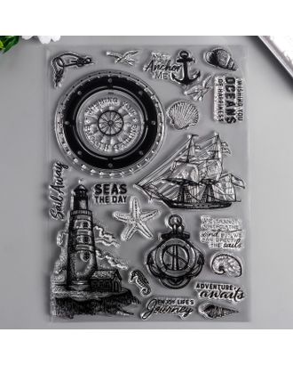 Штамп для творчества силикон "Морское приключение" 21х15 см арт. СМЛ-213537-1-СМЛ0007425868