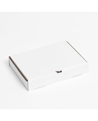 Коробка для пиццы, белая, 30 х 20 х 5 см арт. СМЛ-190491-1-СМЛ0007435029