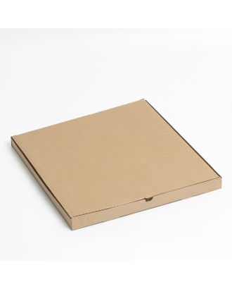 Коробка для пиццы, крафт, 50 х 50 х 4 см арт. СМЛ-190492-1-СМЛ0007435030