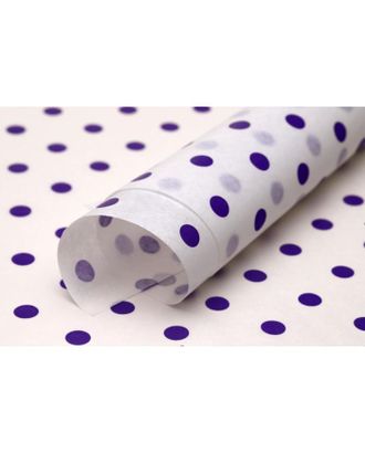 Бумага силиконизированная «Горох», фиолетовый, 0,38 х 5 м арт. СМЛ-187472-1-СМЛ0007437102