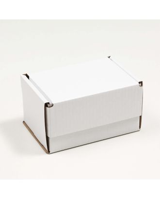 Коробка самосборная, белая, 17 x 12 x 10 см, арт. СМЛ-223522-1-СМЛ0007533736