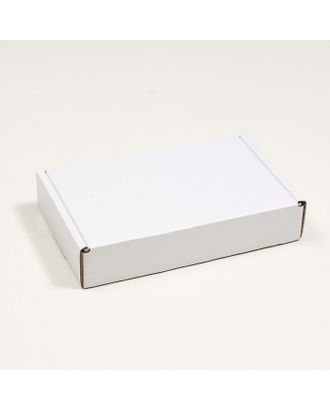 Коробка самосборная, белая, 26,5 x 16,5 x 5 см, арт. СМЛ-223524-1-СМЛ0007533738