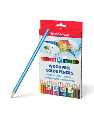 Пластиковые цветные карандаши 18 цветов, ErichKrause, шестигранные арт. СМЛ-195964-1-СМЛ0007557368