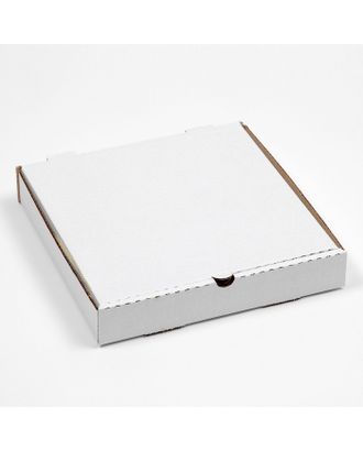 Коробка для пиццы, белая, 25 х 25 х 4 см арт. СМЛ-213454-1-СМЛ0007580747