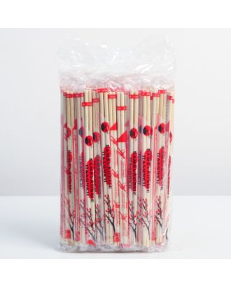 Палочки для суши, с зубочисткой, бамбук, 20 см арт. СМЛ-214687-1-СМЛ0007614806