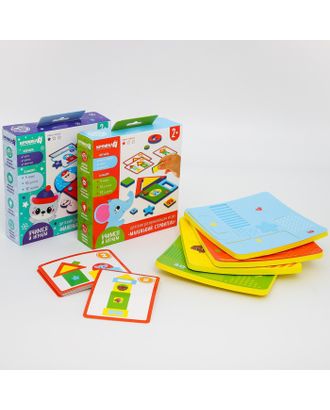 Детский развивающий игровой набор "Собери картинку" EVA+карточки, цвет МИКС арт. СМЛ-223528-1-СМЛ0007664695