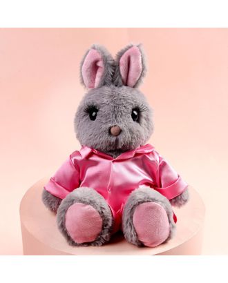 Мягкая игрушка Зайка в пижаме, цвет розовый арт. СМЛ-220678-1-СМЛ0007671739