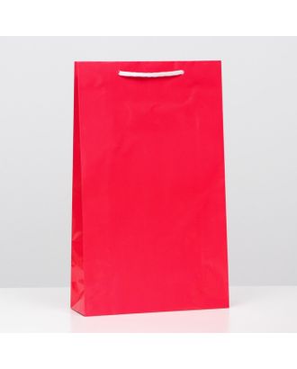 Пакет ламинированный, красный, 40,5 х 24,8 х 9 см, набор 12 шт. арт. СМЛ-216904-1-СМЛ0007674746