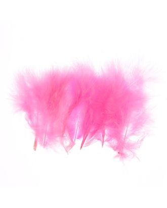 Набор перьев для декора 10 шт, размер 1 шт 10*2 цвет светло-розовый арт. СМЛ-230853-1-СМЛ0007796353