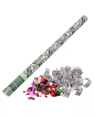 Купить Хлопушки для праздника Пневмохлопушка «Доллар», серпантин, бумага, доллары, 80 см арт. СМЛ-103435-1-СМЛ0000873937 оптом в Казахстане