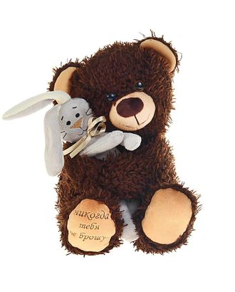 Мягкая игрушка «Медвежонок Чиба с зайцем» арт. СМЛ-102843-1-СМЛ0000885615