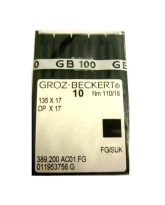 Игла Groz-beckert DPx17 FG/SUK № 110/18 арт. ТМ-6292-1-ТМ-0015305