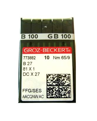 Игла Groz-beckert DCx27 FFG/SES (Bx27FFG) № 100/16 арт. ТМ-6311-1-ТМ-0015325