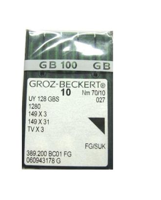 Игла Groz-beckert UYx128 GBS FG/SUK № 90/14 арт. ТМ-6928-1-ТМ-0024720