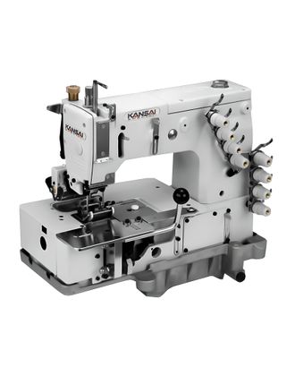 Промышленная швейная машина Kansai DLR1509SPF 1/8-1/8-1-1/8-1/8 (6 игольная поясная для тяж. мат.) арт. ТМ-7554-1-ТМ-0004883