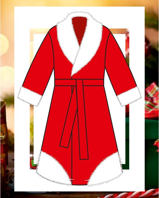 Искусственный мех для костюма Деда Мороза ИТЖФ-2-712К2 (рисунок купон)