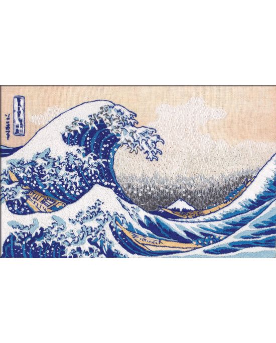 Набор для вышивания «Овен» 1255 Большая волна в Канагаве