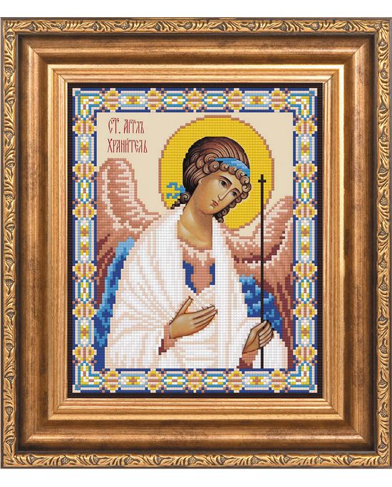 Набор для вышивка бисером икон - БС Солес - Святая Семья с ангелами
