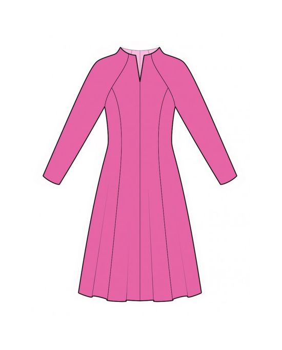 Выкройка платья с рукавом реглан от А. Корфиати | Sewing patterns, Sewing, Chart