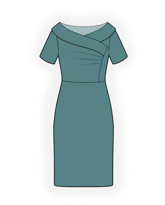 Женские выкройки - Выкройка платье женское, размеры европейские | Швейная лаборатория