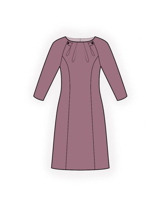 Сшить платье с защипами на горловине своими руками: выкройка, схемы и описание