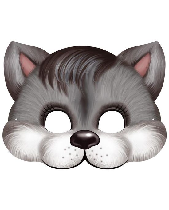 Латексная маска волк на голову
