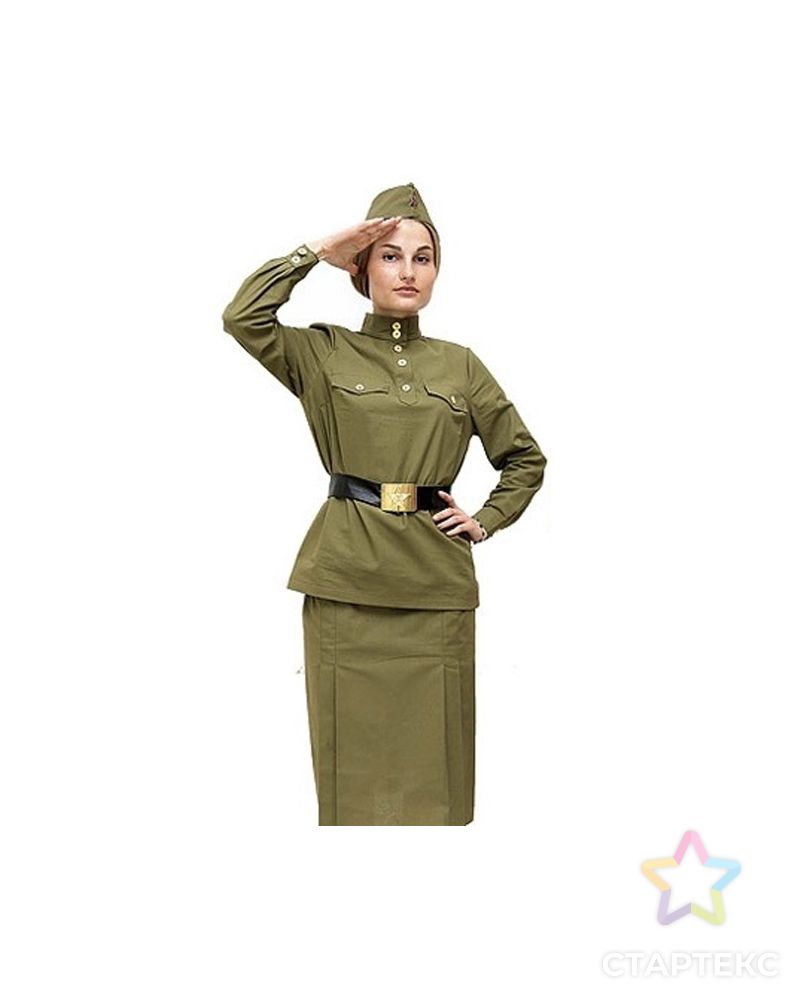 Женская военная форма с юбкой