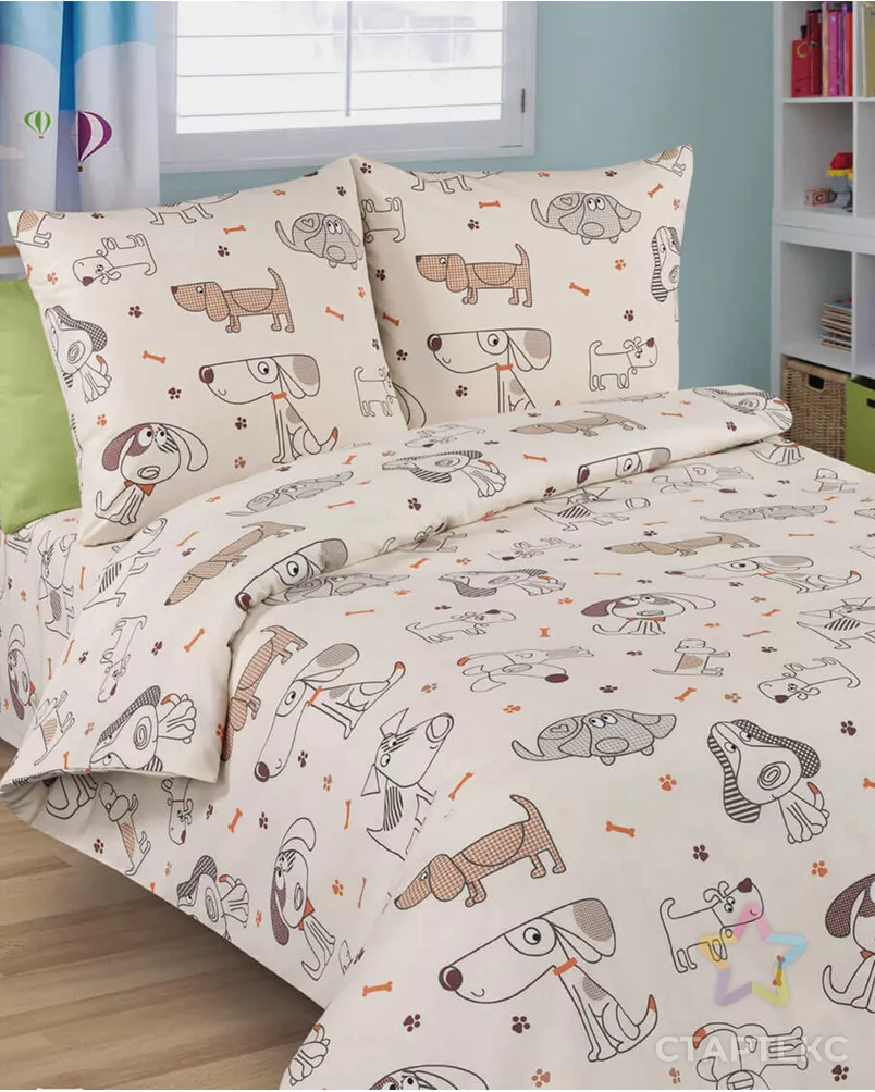 Тузик (Бязь 262/122 150 см) арт. ХВ-1251-1-Б00518.009 - рис. 1