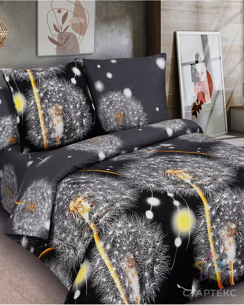 Одуванчик (Бязь Фея/120 220 см) арт. ХБ-1805-1-Б00519.013 - рис. 1