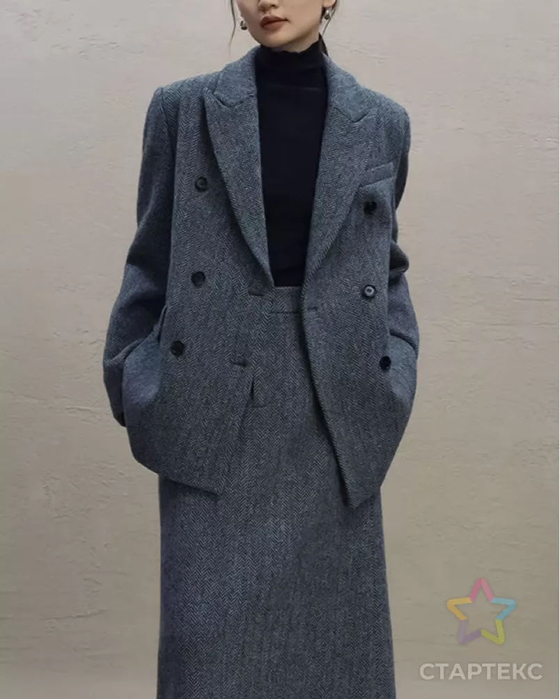 Джерси "Ёлочка" с начесом арт. ТДЖ-78-2-20694.002 - рис. 4