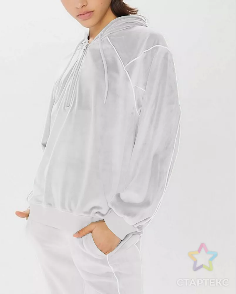 Велюр стрейч "Марсия" 260гр/м.кв. арт. ВЕЛ-12-20-14802.020 - рис. 2